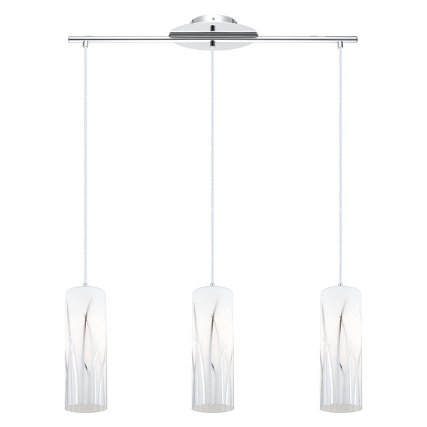 Eglo Chrome Rivato 3 Light Multi Light Pendant 92741A